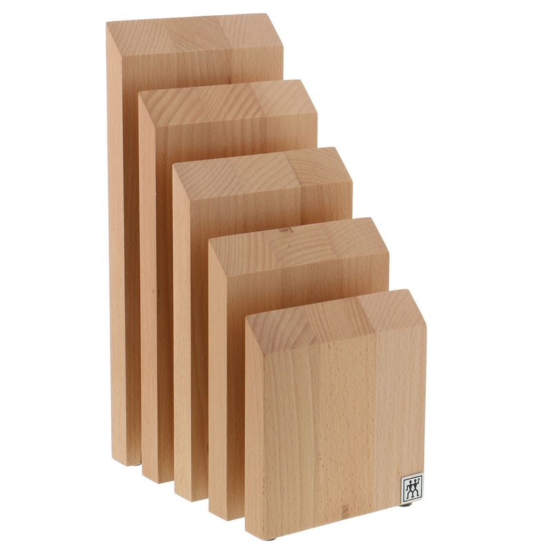 Zwilling - Upright Italian Magnetic Block  Natural Beechwood