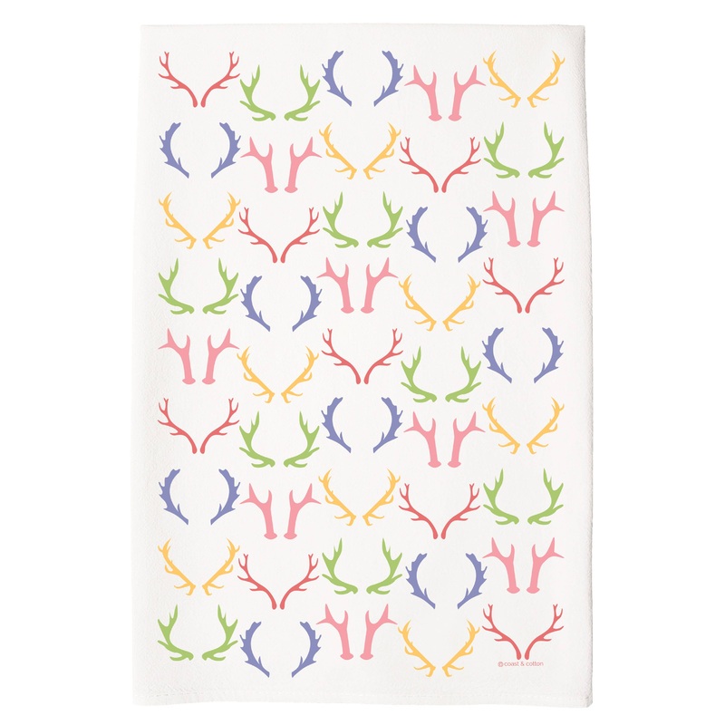 Coast & Cotton - Hand Towel - Antlers