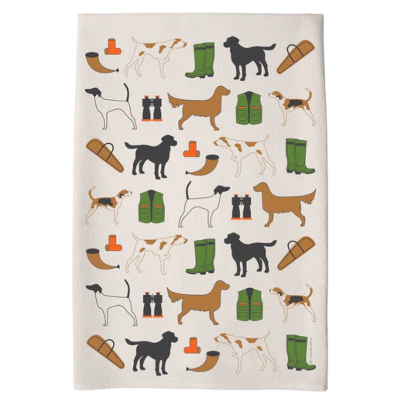 Coast & Cotton - Hand Towel - Hunting Dog