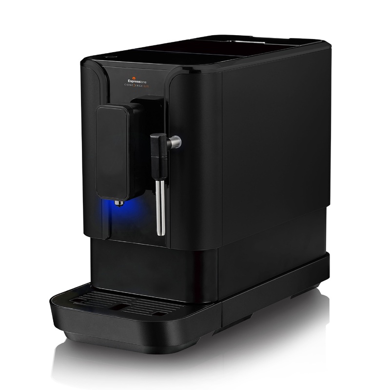 Espressione Concierge Elite Fully Automatic Bean to Cup Espresso Machine in Infinite Black (8120IB)