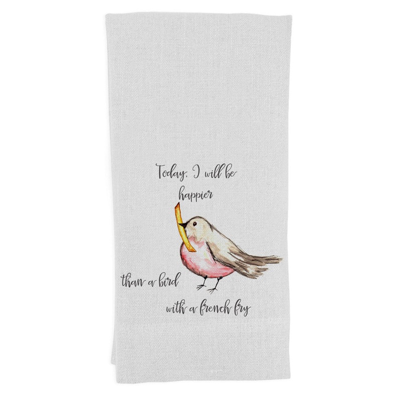 French Graffiti - Bird with a Fry Dishtowel