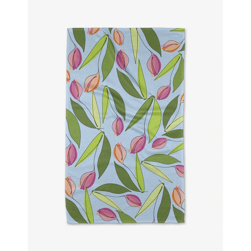 Geometry - May Flowers Tea Towel