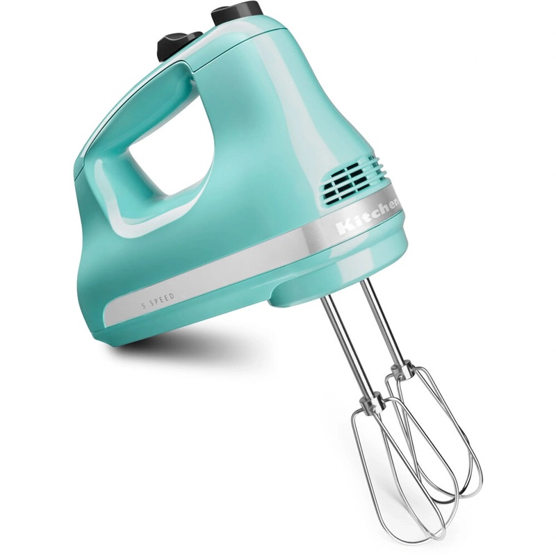 KitchenAid 5-Speed Ultra Power Hand Mixer in Aqua Sky (KHM512AQ)