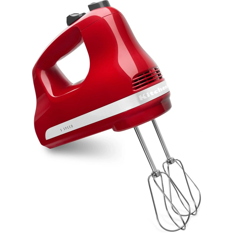 KitchenAid 5-Speed Ultra Power Hand Mixer in Empire Red (KHM512ER)