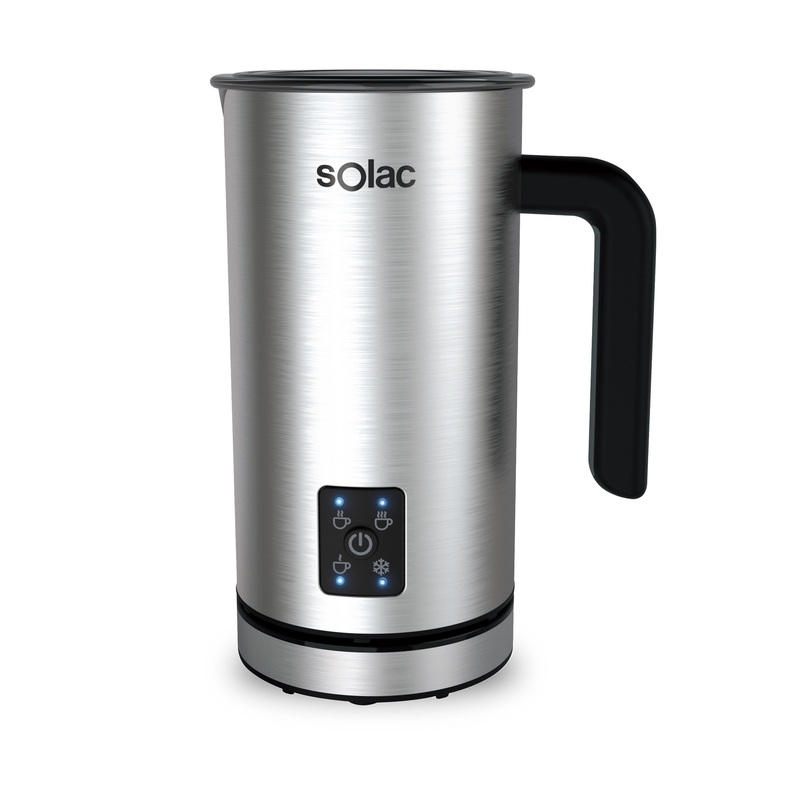 Solac Pro Foam Stainless Steel Milk Frother + Hot Chocolate Mixer (SPF500)