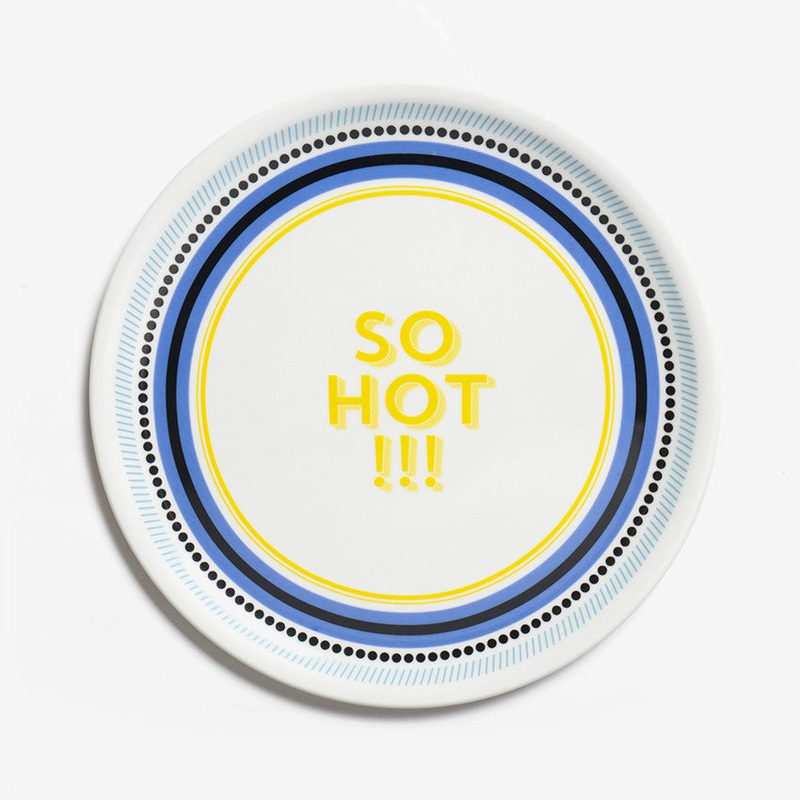 Bitossi Home | "Guest" Pizza Plate - So Hot