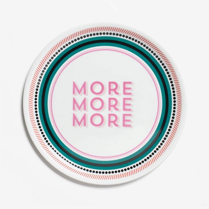 Bitossi Home | "Guest" Pizza Plate - More More More