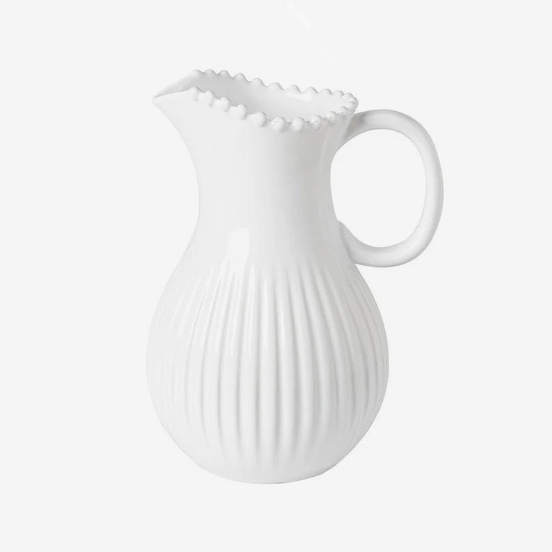 Costa Nova | Pearl White Pitcher