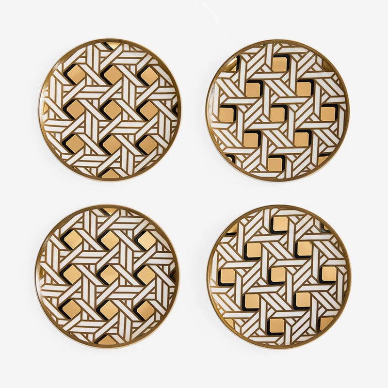 Jonathan Adler | Basketweave Coaster Set - Set of 4