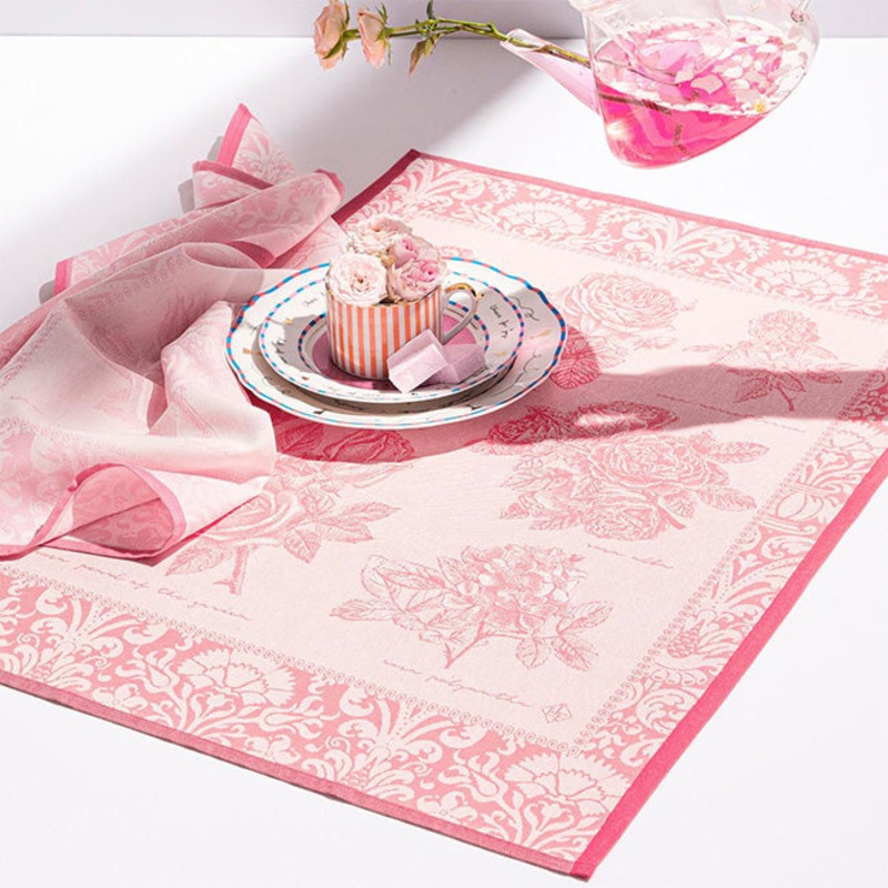 Le Jacquard Franais | Jardin des Roses Tea Towel