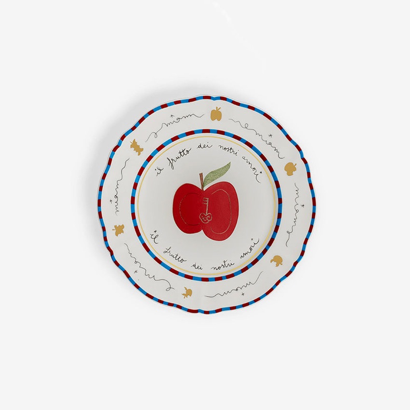 Bitossi Home | Il Frutto Della Passione Little Plate - Mela