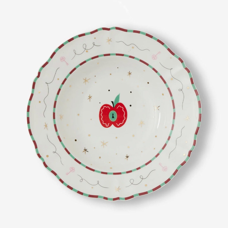 Bitossi Home | La Tavola Scomposta Deep Plate - Apple
