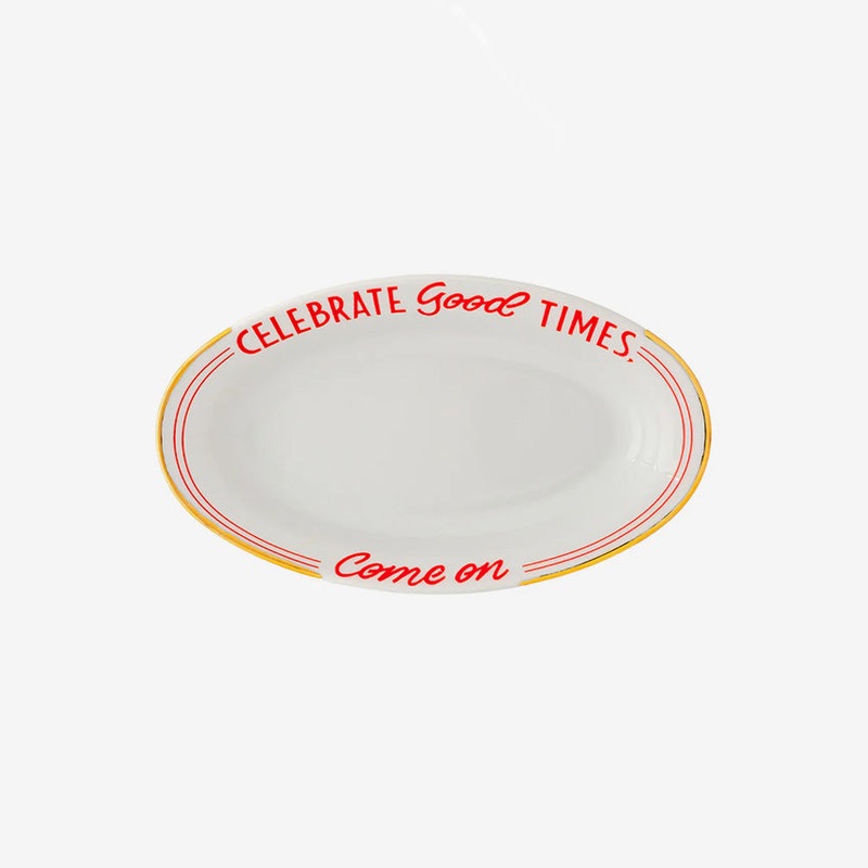 Bitossi Home | The Club Oval Tray - Good Times
