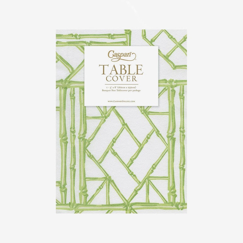 Caspari | Bamboo Screen Paper Linen Airlaid Table Cover