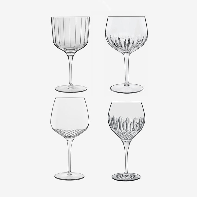 Luigi Bormioli | Gin Glass Selection Gin Tonic Stemware Assorted -  Set of 4