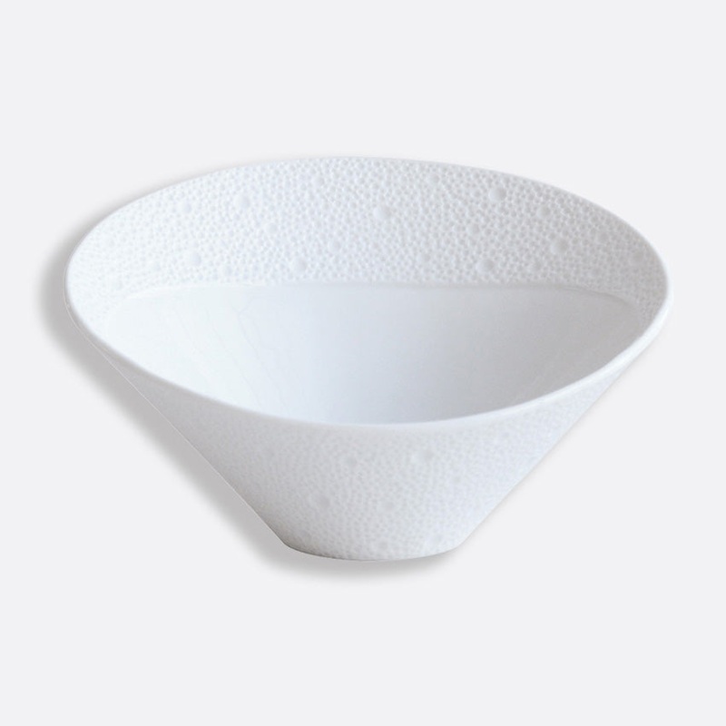 Bernardaud | Ecume Asymmetric Salad Bowl