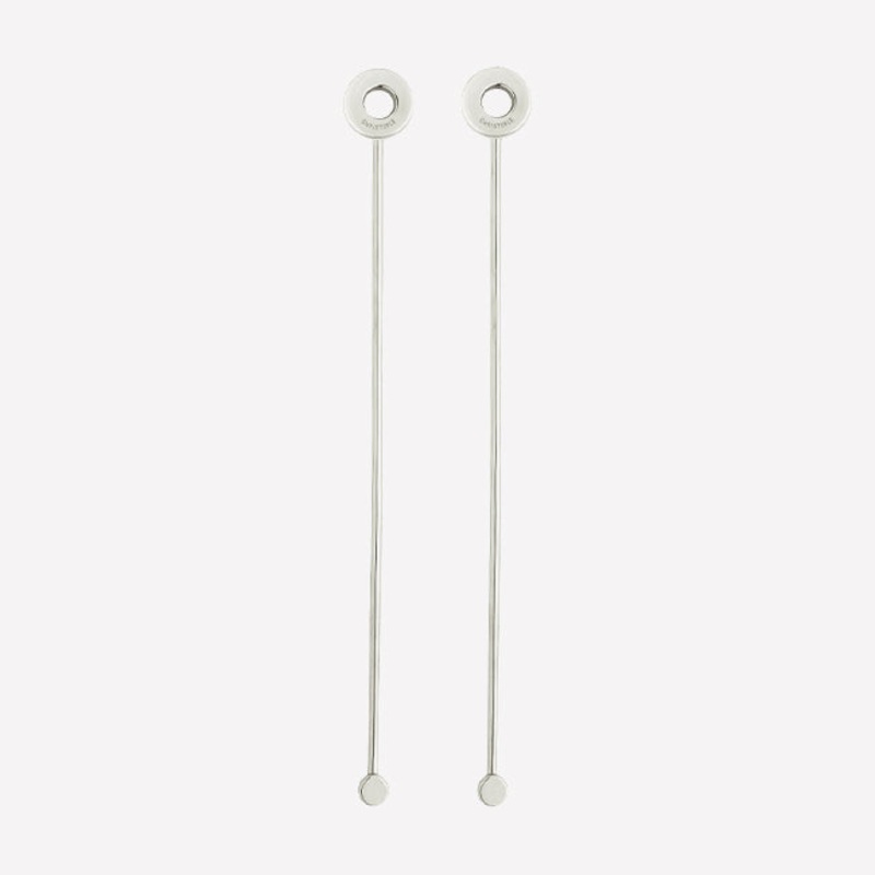 Christofle | Oh De Cocktail Stirrers 2 Pcs Stainless Steel
