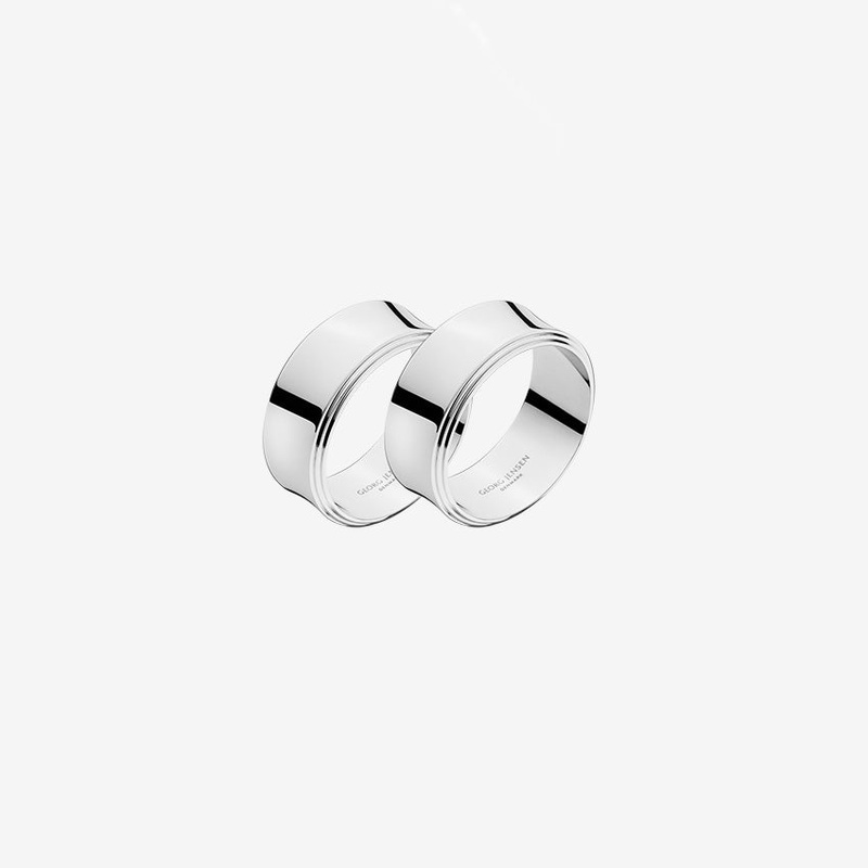 Georg Jensen | Pyramid Napkin Rings Set of 2