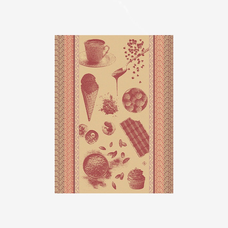 Le Jacquard Franais | Chocolats Recettes Tea Towel