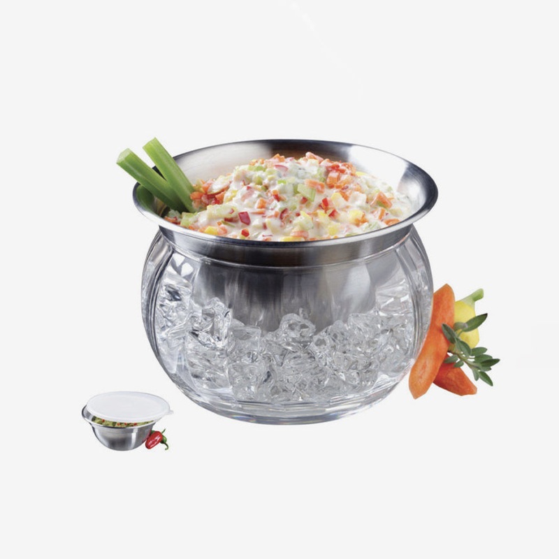 Prodyne | Acrylic 3-Piece Iced Dip Bowl