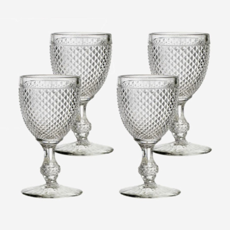Vista Alegre | Bicos Water Goblet Glasses - Set of 4