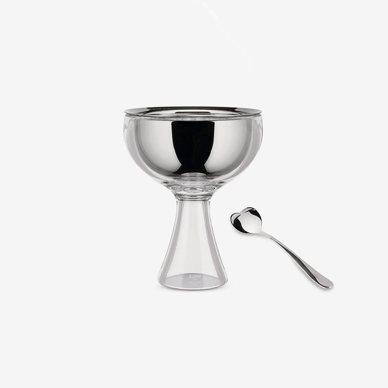 Alessi | Big Love Ice Cream Bowl & Spoon Set