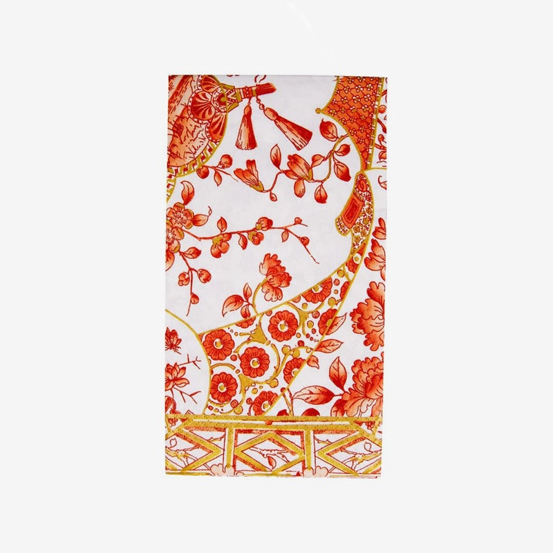 Caspari | Gilded Porcelain Napkin