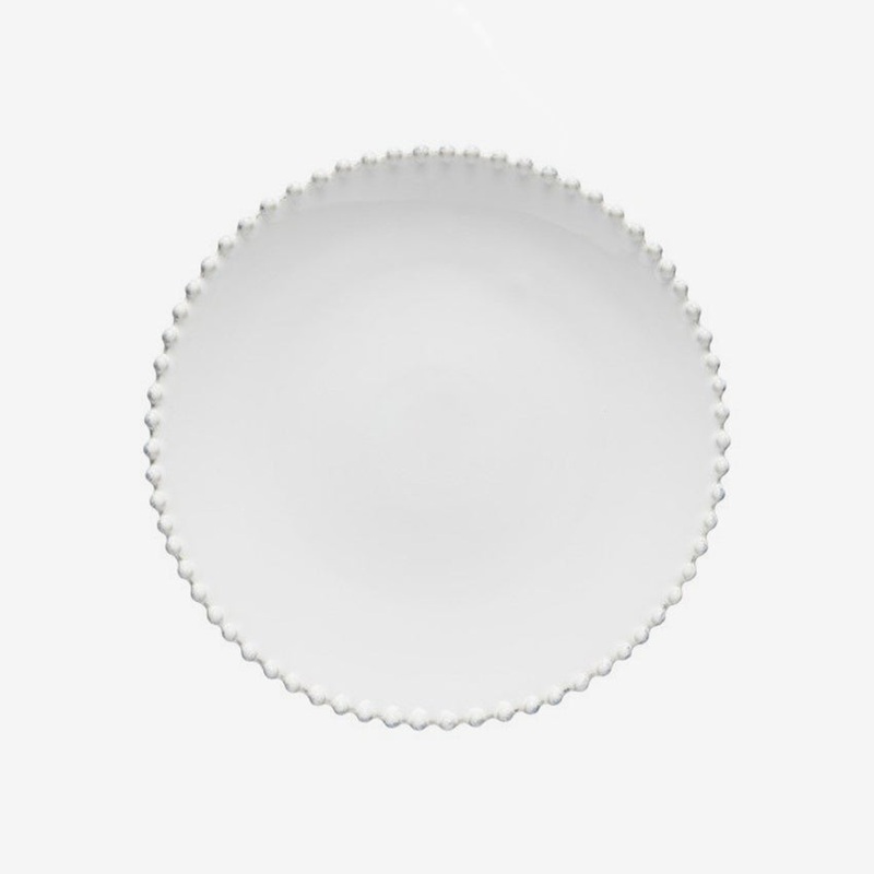 Costa Nova | Pearl White Dinner plate