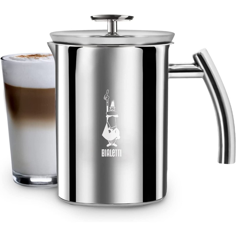 Bialetti Cappuccino Milk Frother Stainless Steel Induction
