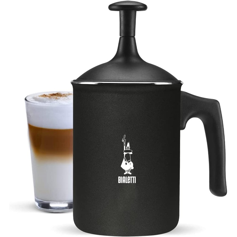 Bialetti Milk Frother Tuttocrema 6 Cups - Black