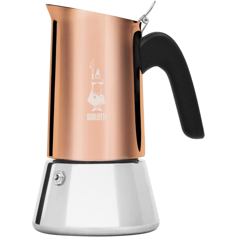 Bialetti Venus Induction Stovetop Espresso Maker 4 Cups - Copper