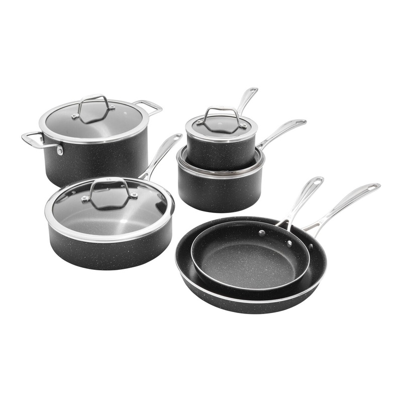 Henckels Capri Notte - 10 Pc. Aluminum Nonstick Cookware Set
