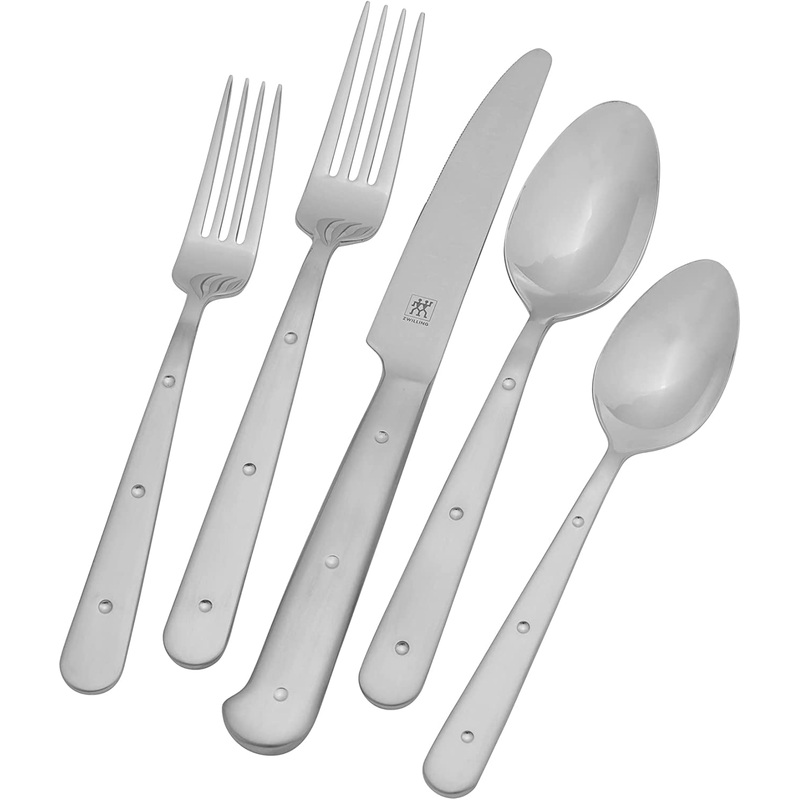 Henckels Zwilling Porterhouse 45 Pc. 18/10 Stainless Steel Flatware Set