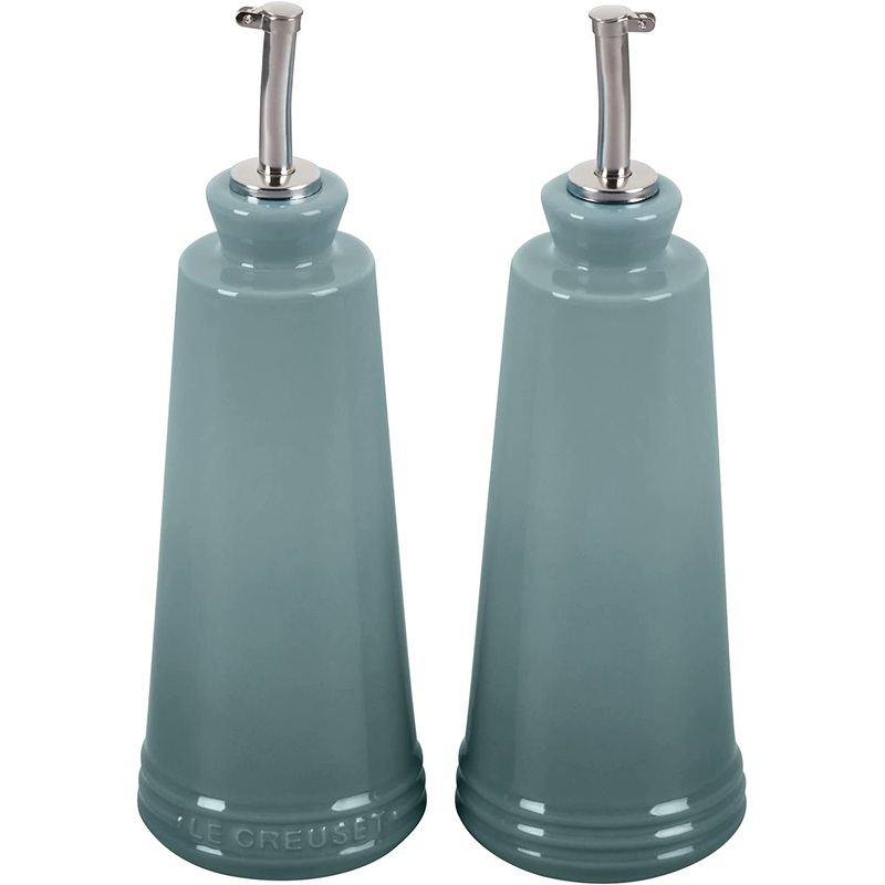 Le Creuset 10 oz. Signature Oil & Vinegar Set - Sea Salt