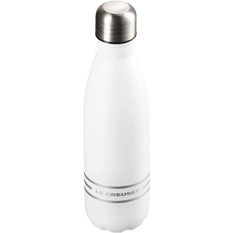 Le Creuset 17 oz. Stainless Steel Hydration Bottle  - Matte Cotton