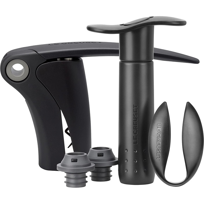 Le Creuset 5-Piece Wine Tools Gift Set - Black/Grey