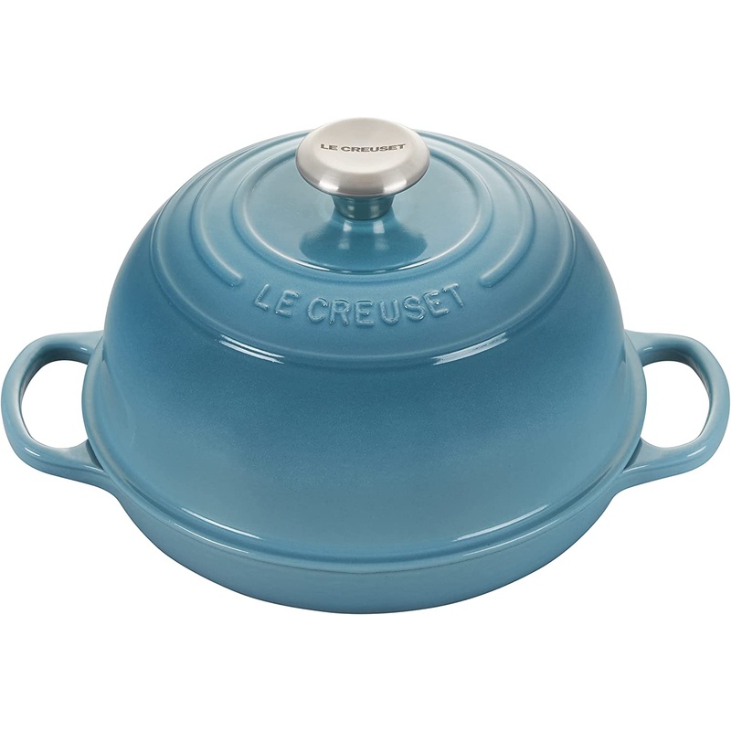 Le Creuset 9 1/2"/1 3/4 Qt. Signature Enameled Cast Iron Bread Oven - Caribbean