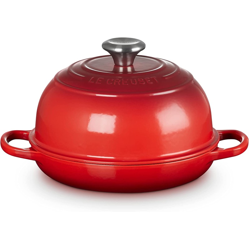 Le Creuset 9 1/2"/1 3/4 Qt. Signature Enameled Cast Iron Bread Oven - Cerise