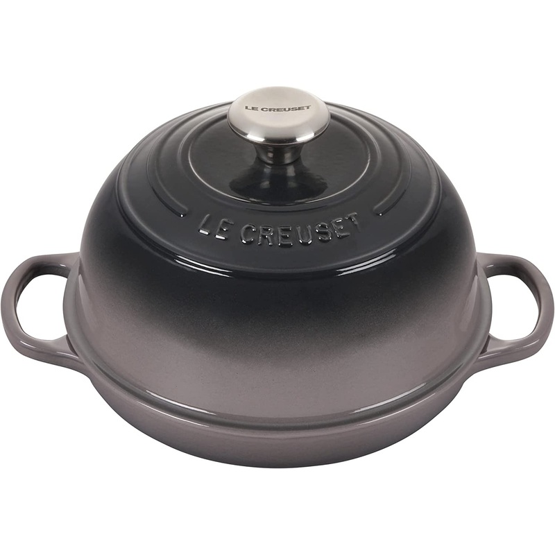Le Creuset 9 1/2"/1 3/4 Qt. Signature Enameled Cast Iron Bread Oven - Oyster