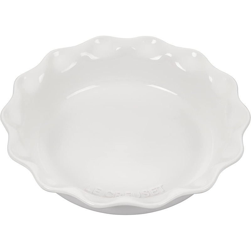 Le Creuset 9" Heritage Pie Dish - White