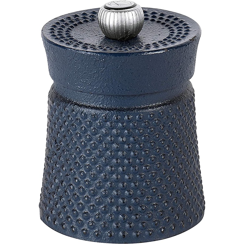 Peugeot BALI FONTE Blue Cast Iron Pepper Mill - 8cm/3"