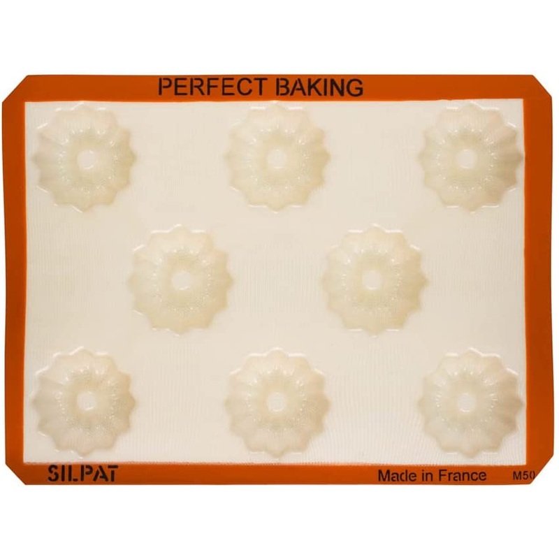 Silpat Perfect Mini Fluted Cake Mold - 15" x 8" x 3"