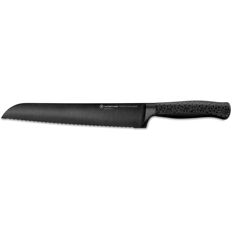Wusthof Performer Black - 9" Double Serrated Bread Knife