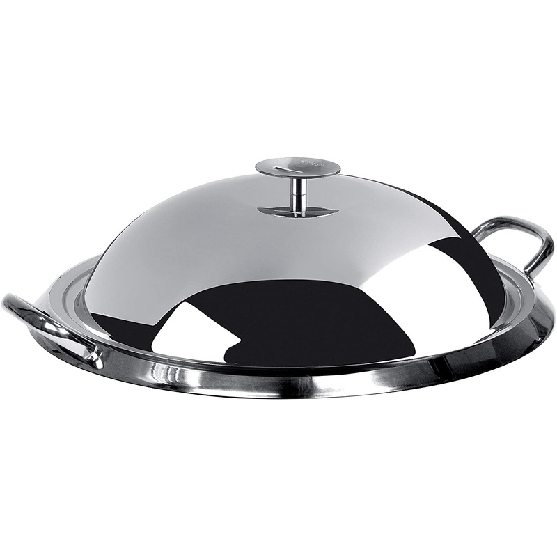 Cristel 3-Ply Stainless Steel - 13.5" Plancha Grill w/Lid