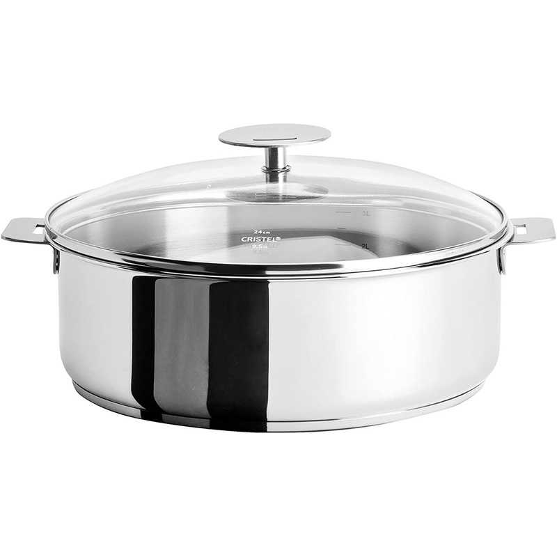 Cristel Casteline - 7 Qt. Saute Pan plus Lid