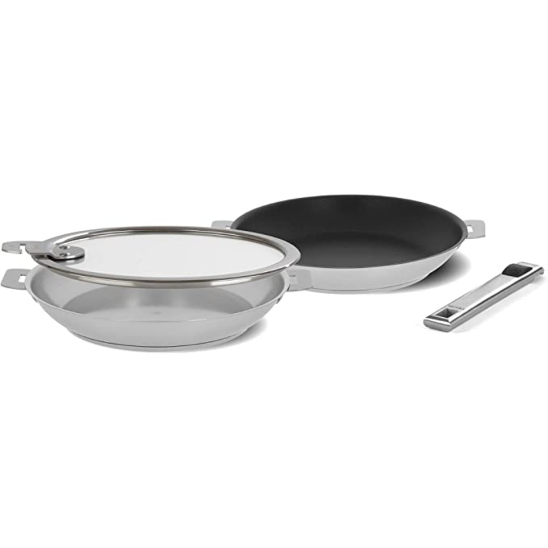 Cristel Strate - 4 Pc. Stainless Steel Frying Pan Set