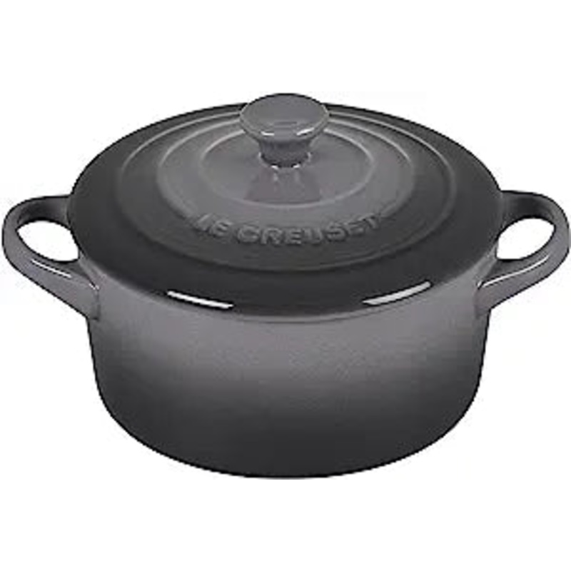 Le Creuset 14 oz. Stoneware Mini Round Cocotte - Oyster