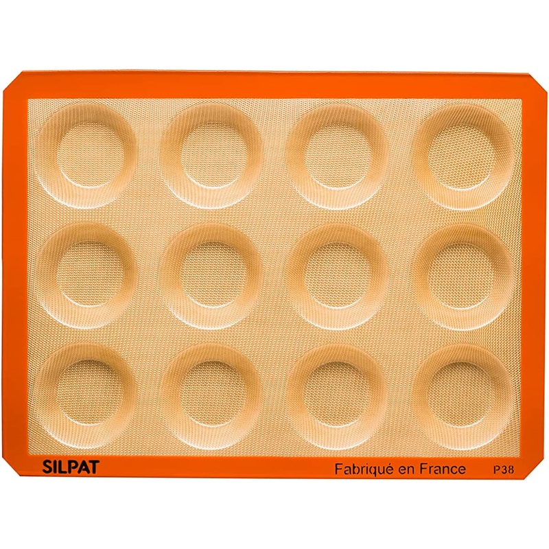 Silpat Perfect Tartelette Mold - 15" x 8" x 3"