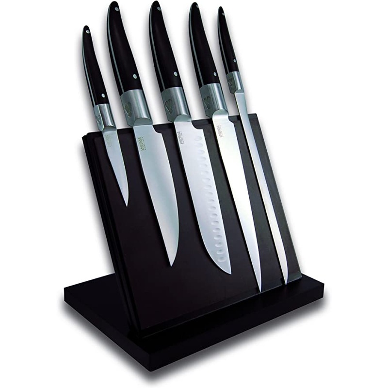 TB Laguiole Expression 6 Pc. Magnetic Block Set - Bakelite Wood Handle