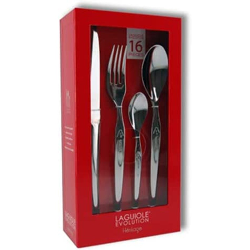 TB Laguiole Heritage 16 Pc. Flatware Set - Mirror Polish